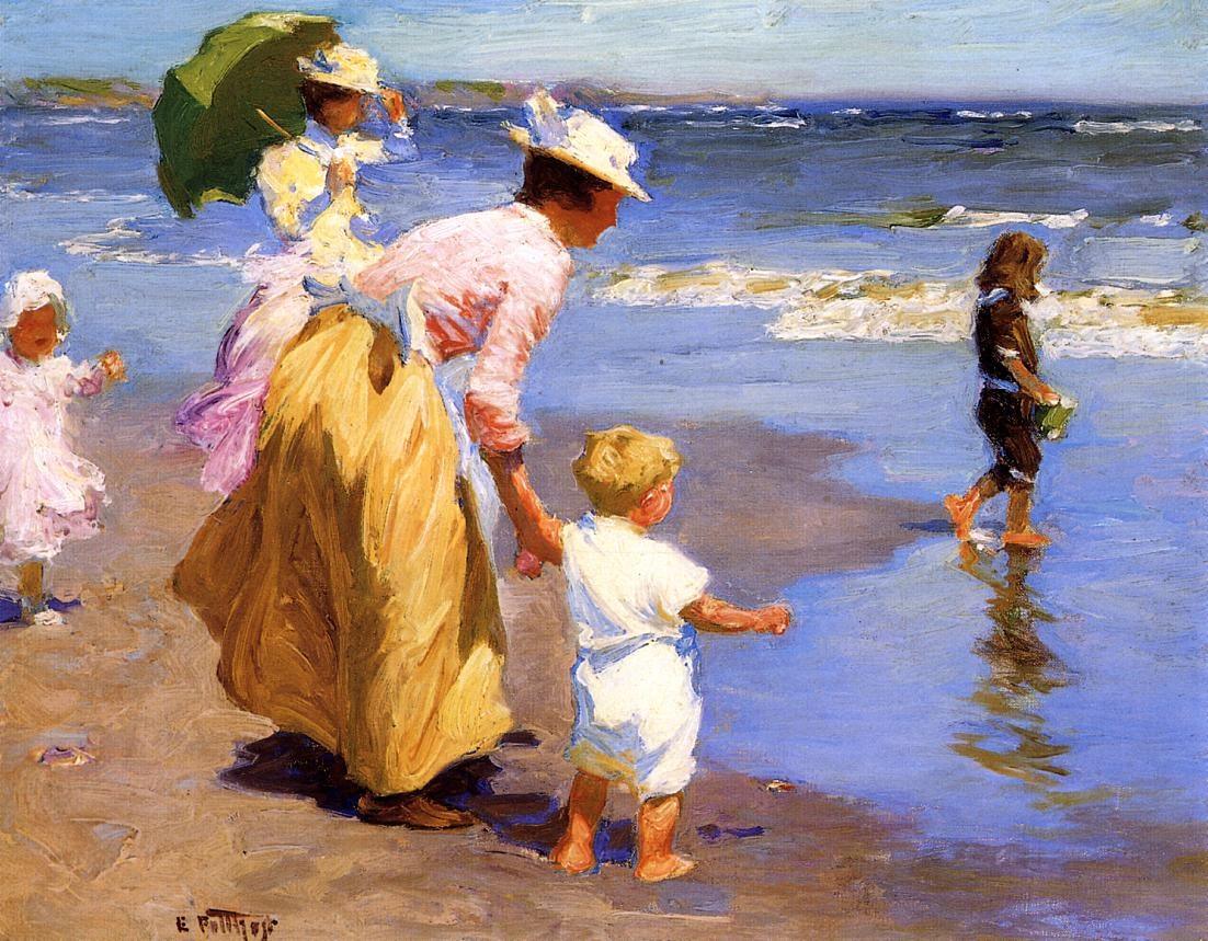 Edward Henry Potthast Canvas Paintings page 6